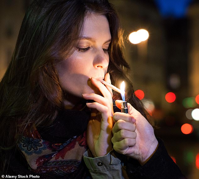 Bad habit: smoking - The Prime Minister is reviewing the policy adopted by New Zealand last year under which the legal smoking age increases each year (file image)