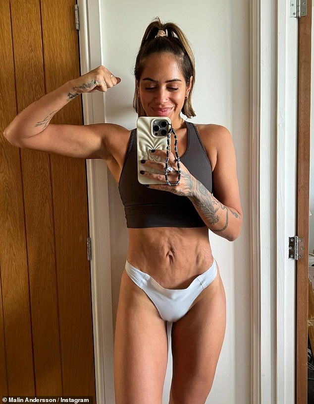 It comes after Malin proudly posed in her underwear after sharing words about body positivity in a powerful Instagram post in early February.