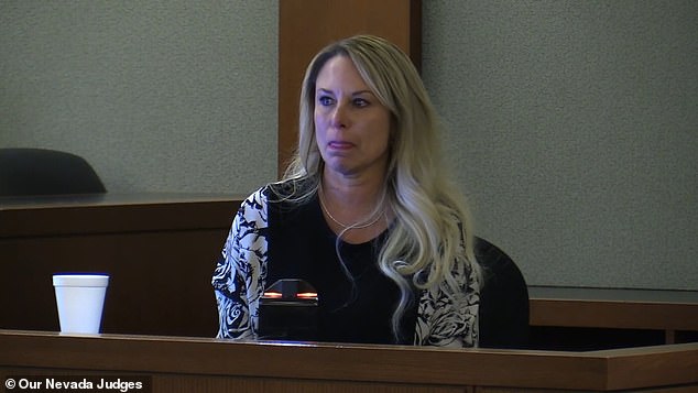 Tina Hartshorn choked back tears as she gave her testimony.