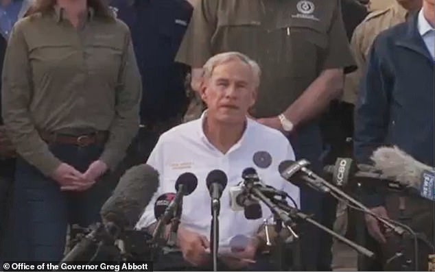 Texas Governor Greg Abbott says migrant crossings in Eagle Pass, Texas, have decreased significantly