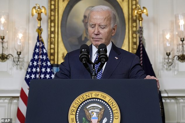 Biden, speaking at the White House on Thursday, said he thought 