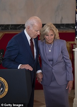 US President Joe Biden and First Lady Jill Biden May 24, 2023
