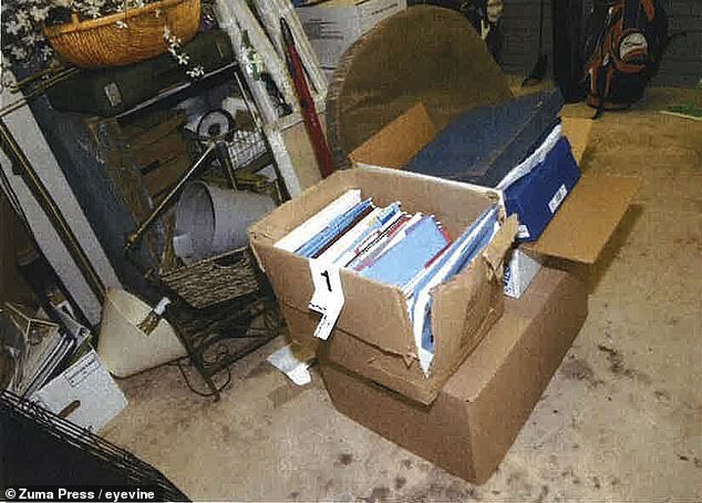 The apparent headline was intended to be that the Justice Department report had cleared Biden of mishandling classified documents. But the real headline was contained in the reasoning of special prosecutor Robert Hur. (Pictured: Classified documents in Biden's garage.)