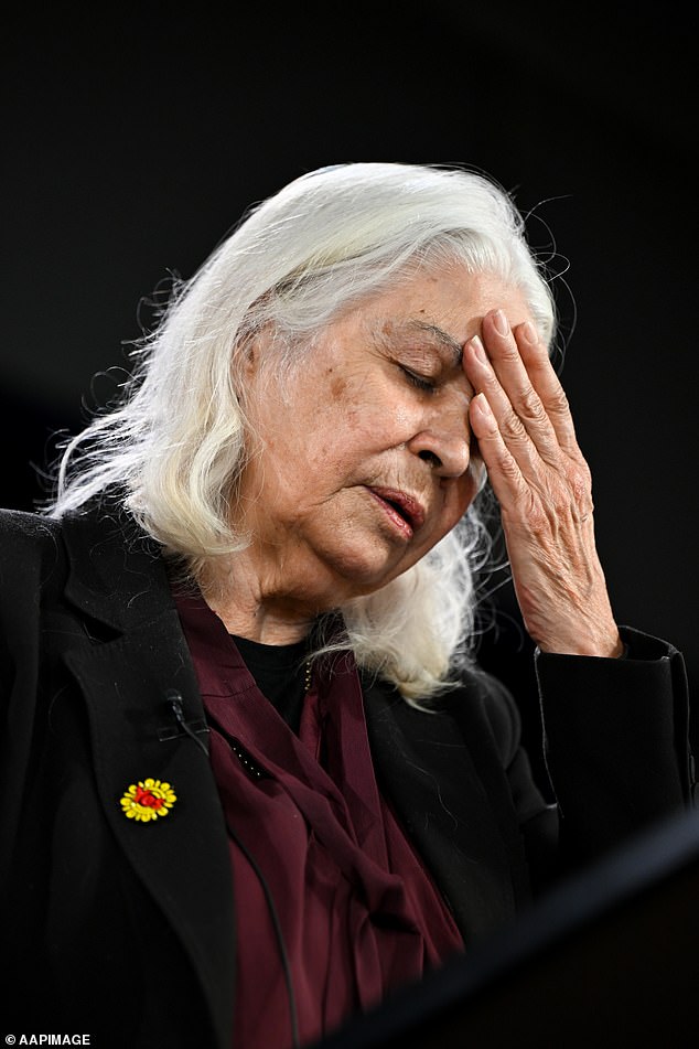 Professor Langton was one of the key First Nations figures who observed and promoted the week-long vote of silence after the crushing defeat on October 14, when Australians rejected the Voice proposal by 39 per cent to 61 percent.