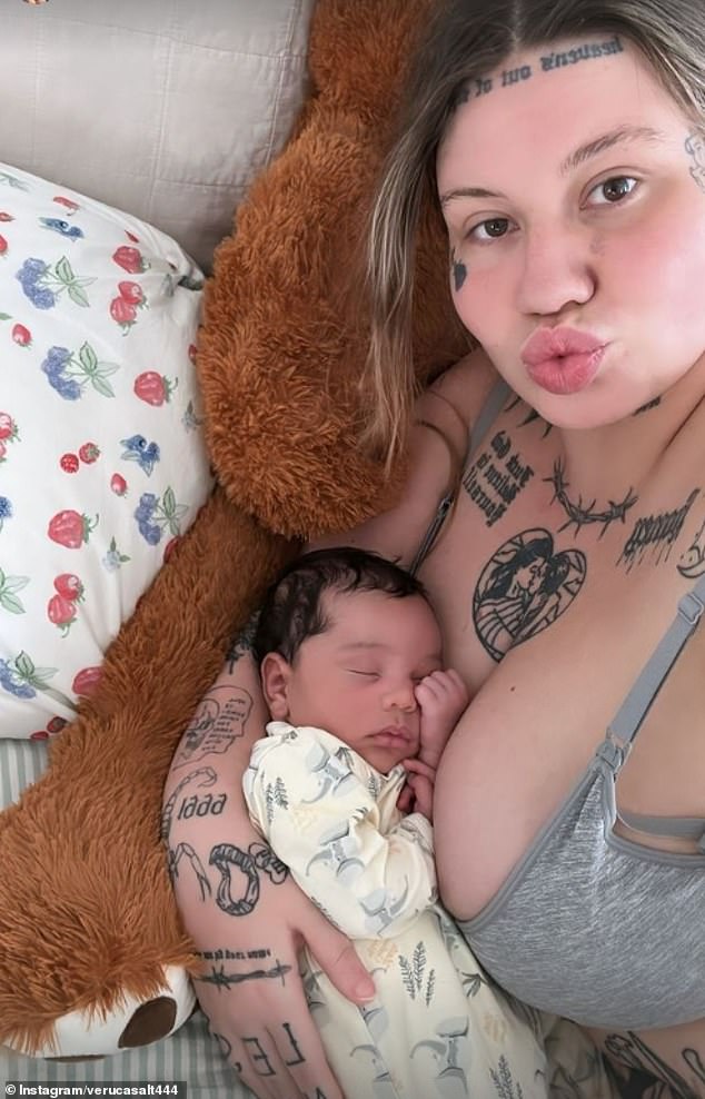 The Australian influencer, 25, has been in mourning after announcing the heartbreaking news that her six-week-old baby Cash had 