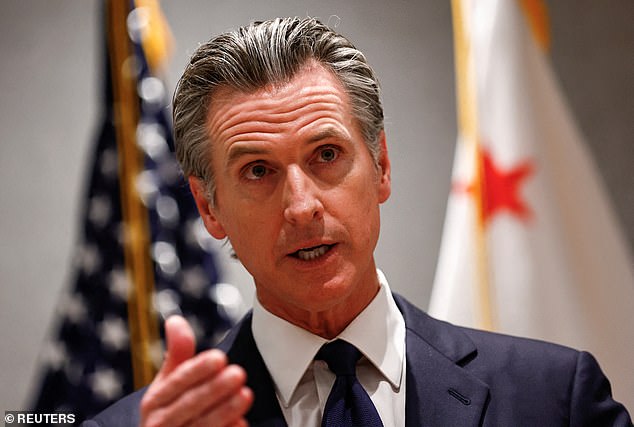 The governor of the US state of California, Gavin Newsom, is said to be 