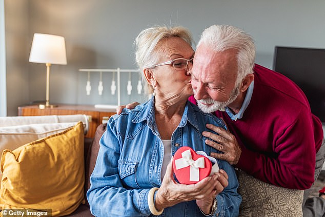 One in ten people over 65 will give or receive an obscene gift or card this Valentine's Day