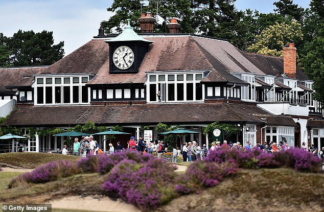 Sunningdale Golf Club (pictured) has full membership fees of £92,000 per year with an annual subscription fee of £9,500