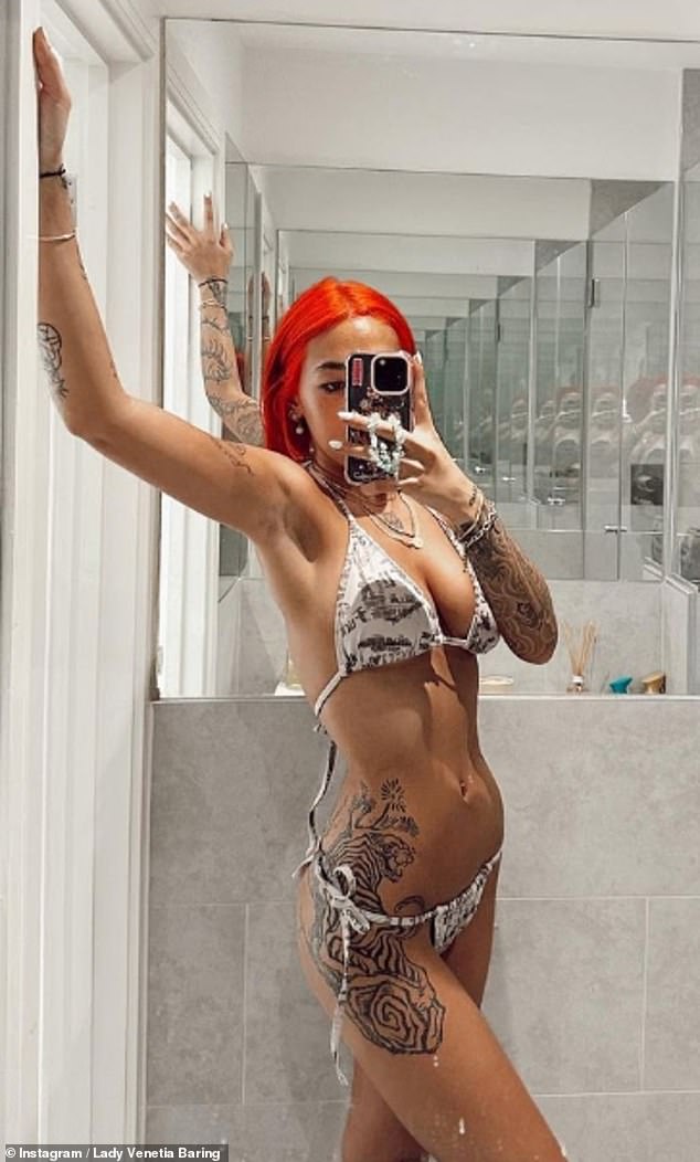 A 25-year-old chain-smoking socialite covered in tattoos says she lives 