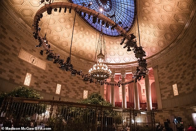 The presentation took place at the magnificent Gotham Hall during New York Fashion Week.