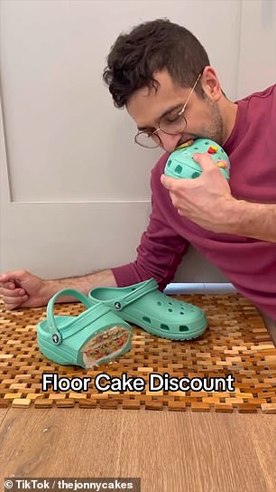 The great news for cake lovers is that if you're looking for a 'lovers' special' or 'floor cake discount', you can always try their Croc and Sleep Mask cakes.