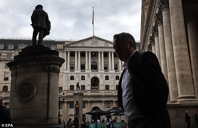 Rishi Sunak, who is a very intelligent politician, realizes this. One of the five promises he made in January was to cut inflation in half by the end of the year. He knew his hands were not on the levers the Bank of England (pictured) was pulling to achieve this. He simply saw this happening and wanted to claim the credit.