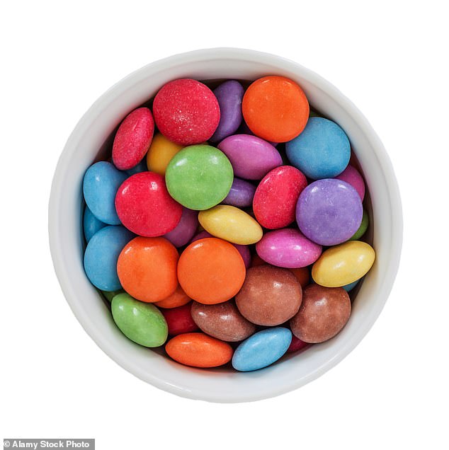 Scientists had previously assumed that the young planets would be spheres, but were surprised to discover that they are oblate spheroids like the smarties (pictured) (file image)