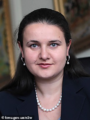 The ambassador of Ukraine, Oksana Markarova.