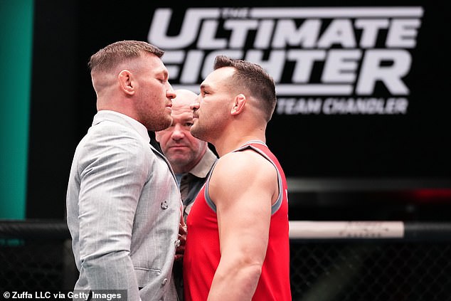 McGregor had been due to fight Michael Chandler for months since Ultimate Fighter