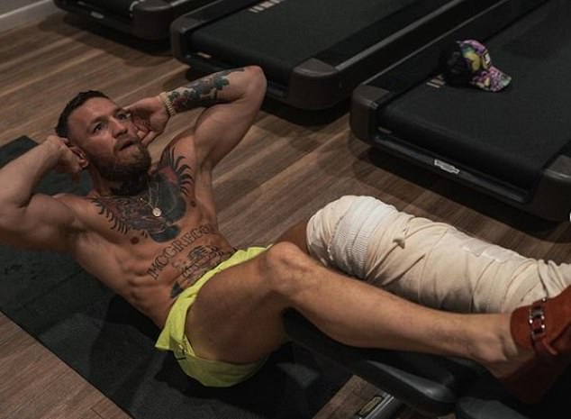 McGregor has fully recovered from his broken leg and says he is ready to fight