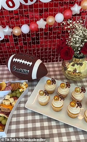Cupcakes and snack boards shaped like the number 87 have also been featured as inspiration for Super Bowl parties.