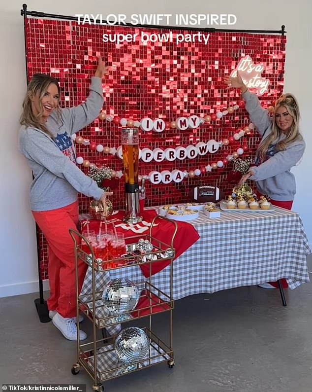 As the Kansas City Chiefs prepare to take on the San Francisco 49ers on February 11, fans have begun displaying their Taylor-themed decorations for their celebrations.