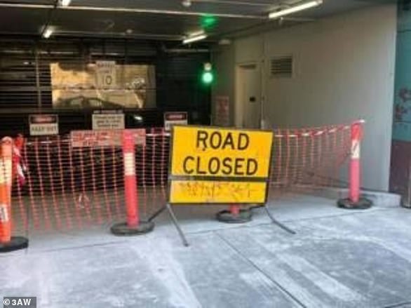 A contractor's mistake in fixing a drainage problem at a Melbourne apartment complex (pictured) has left furious residents unable to access their vehicles.