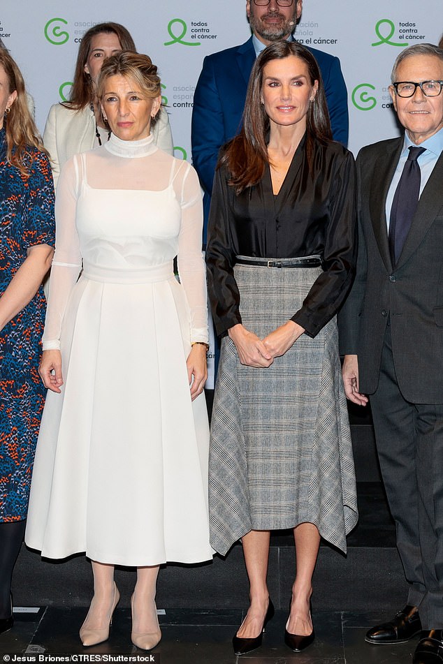 The event, which took place at Espacio La Salle de Eneldo, was attended by several guests, including the Minister of Labor and Social Economy of Spain, Yolanda Díaz (left).