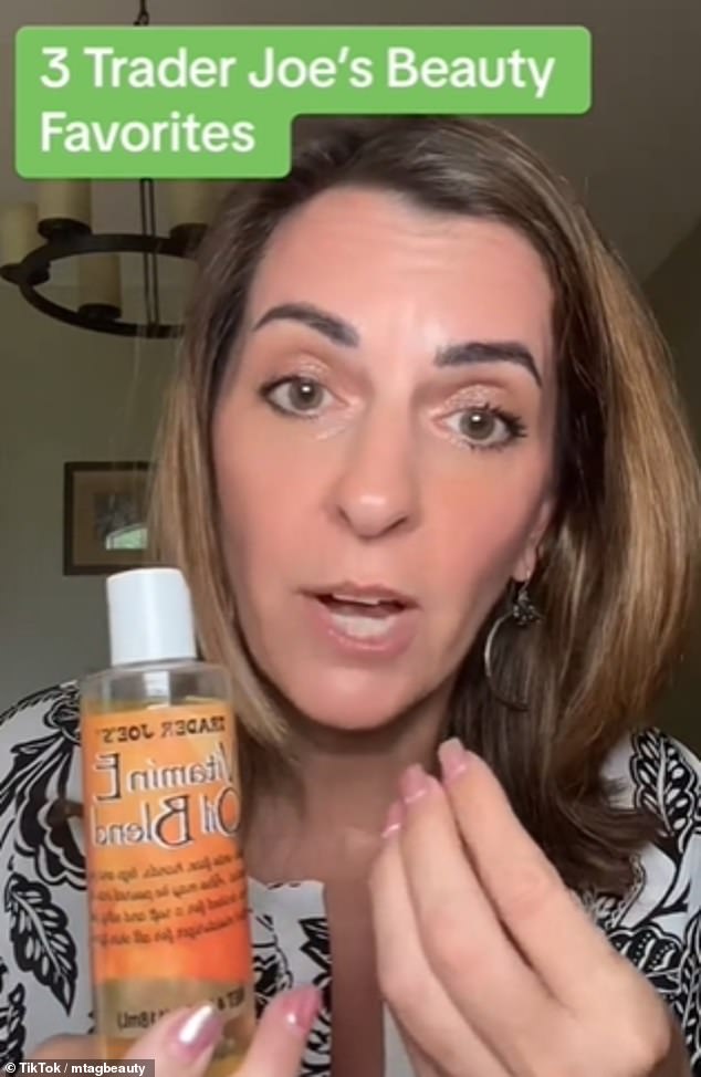 Melissa's latest favorite was Trader Joe's Vitamin E Oil Blend, which sells for just $3.99 at the grocery chain.