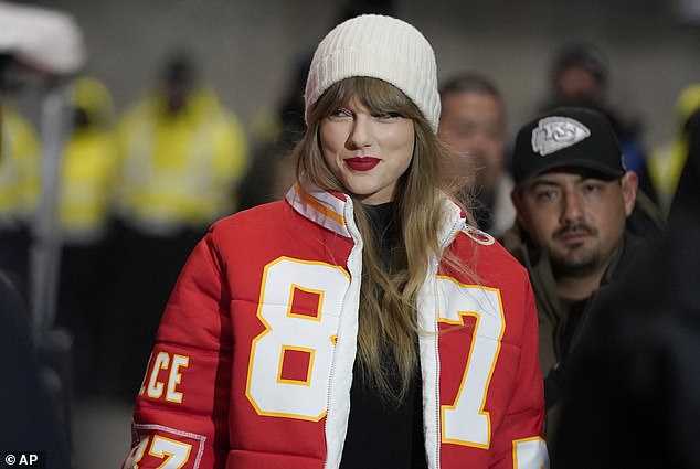He had previously made a jacket for Brittany Mahomes and took a chance and approached her to see if she would pass the jacket on to Swift.