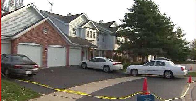Crime scene: Gruesome discovery of bloody murders made in this suburban Illinois home