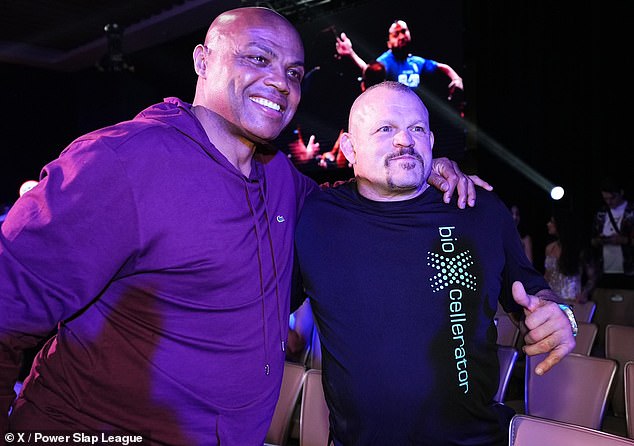 NBA and UFC legends Charles Barkley and Chuck Liddell joined the star-studded guest list