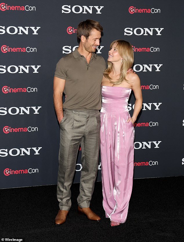 Sweeney and her co-star, Glen Powell, were at the center of rumors of an affair while filming their movie, Everyone But You, but both repeatedly denied the rumors (April 2023).