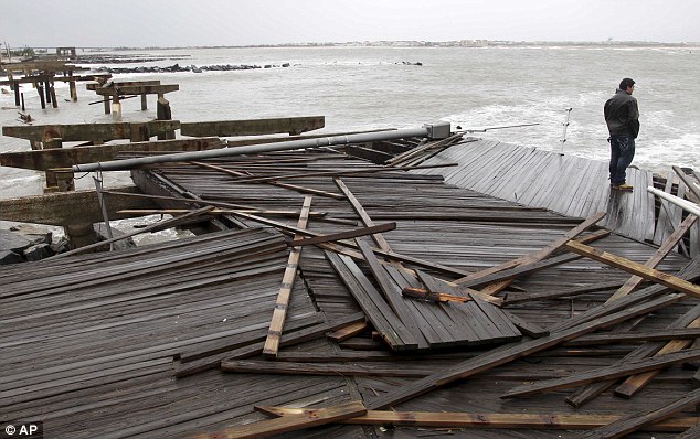 Aftermath: Scenes of desolation on the New Jersey shore