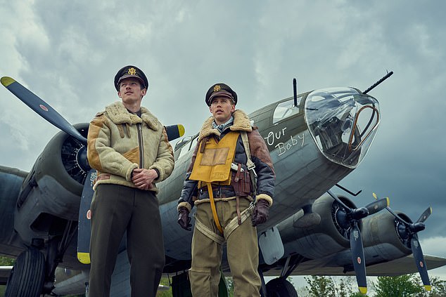Callum Turner and Austin Butler in 'Masters of the Air'