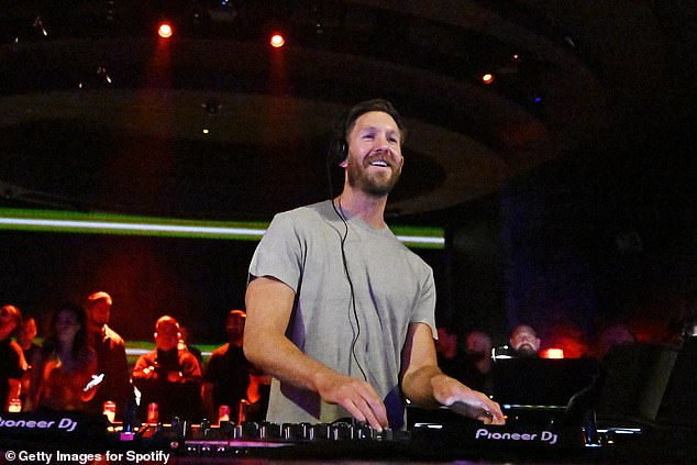 Davis reportedly paid $1.5 million to have Scottish producer Calvin Harris DJ at the show.