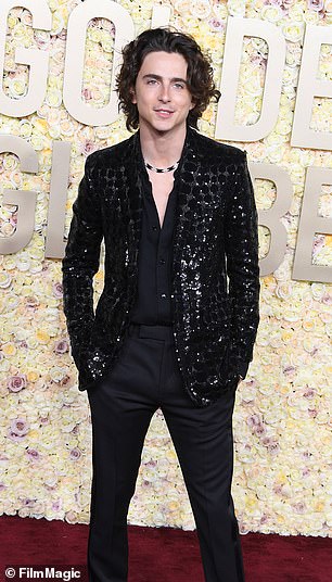 Timothée Chalamet (pictured) is another friendly celebrity who was mentioned