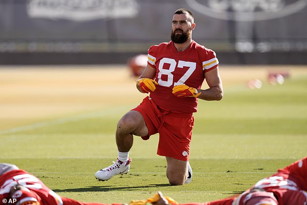 Superstar tight end Kelce has been preparing for the Super Bowl from Las Vegas all week.