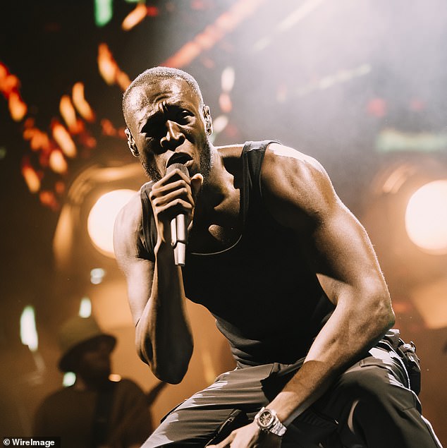 Stormzy, born Michael Ebenezer Kwadjo Omari Owuo Jr., dominated with some of his biggest hip hop hits of recent years.