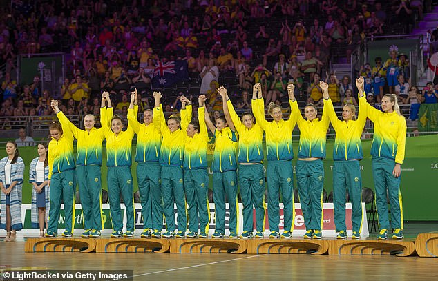 The Australian netball team celebrates silver at the 2018 Gold Coast Commonwealth Games, the last time they were held in Australia. The state of Victoria has just withdrawn from the 2026 organization, causing some to doubt the future of the games.