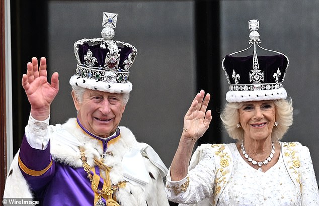 King Charles and Queen Camilla after their coronation. Charles was never going to be as popular in Australia as his mother had been.