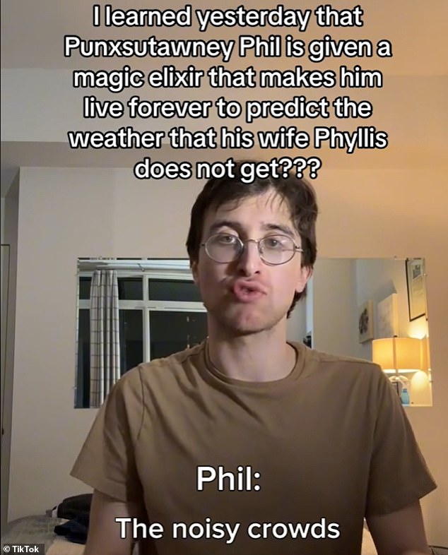 A day after the prediction, Oliver Richman, actor and singer, posted a TikTok revealing the sad fate of Phil's wife, Phyliss.