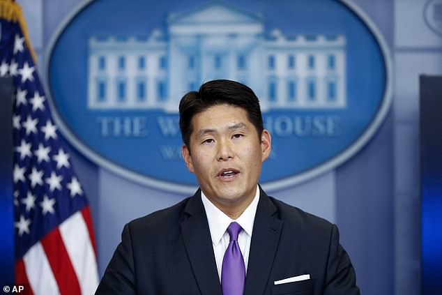 The First Lady responded to special counsel Robert K. Hur's (pictured) conclusion that Biden should not be charged with mishandling classified documents, but only because a jury would not convict him because he would appear as 