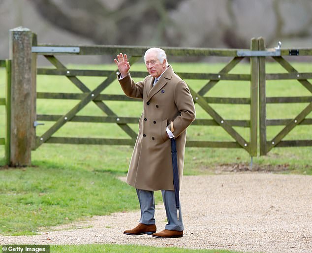 King Charles will undergo surgery for an enlarged prostate next week and is currently resting at the Sandringham estate (pictured on January 7).