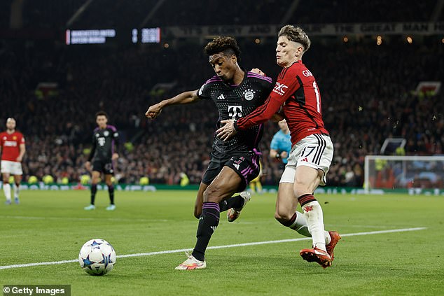 United were eliminated from this season's competition after losing to Bayern Munich in their final group stage match.