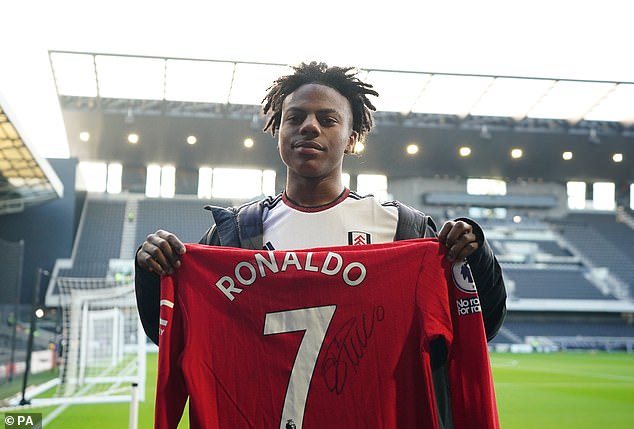 Speed ​​is a Ronaldo fan and had already attended Old Trafford to watch the number seven star.