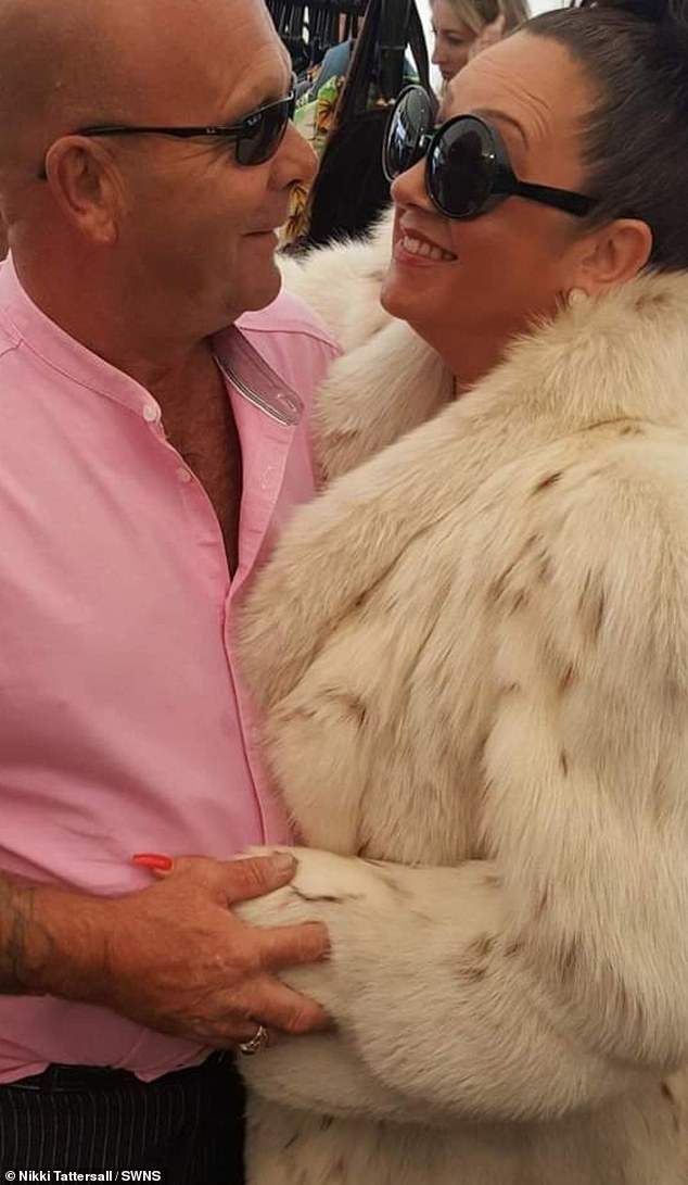 Michael Tattersall's friend Aaron Paget spent £3,233.80 on his friend's credit card without permission (pictured Mr Tattersall with his wife Nikki)