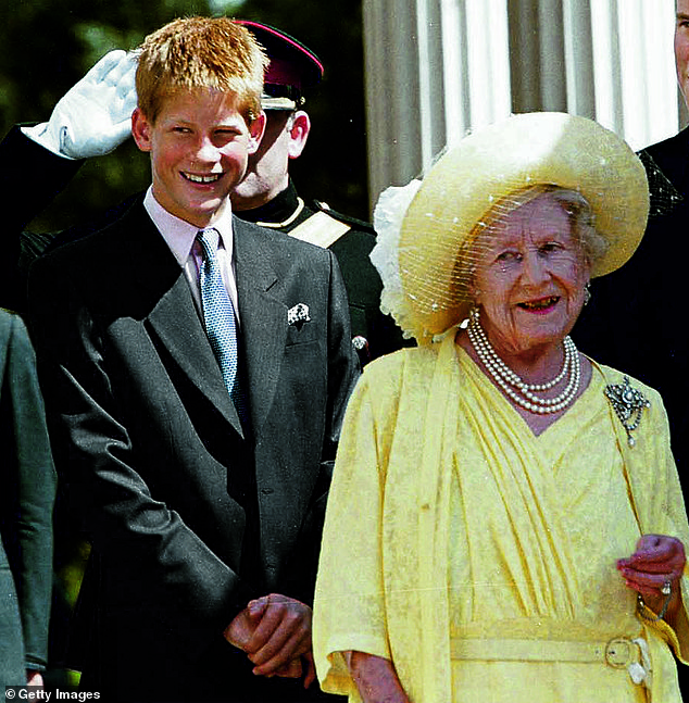 Ali G's portrayal of the Queen Mother was highly appreciated by Prince Harry.