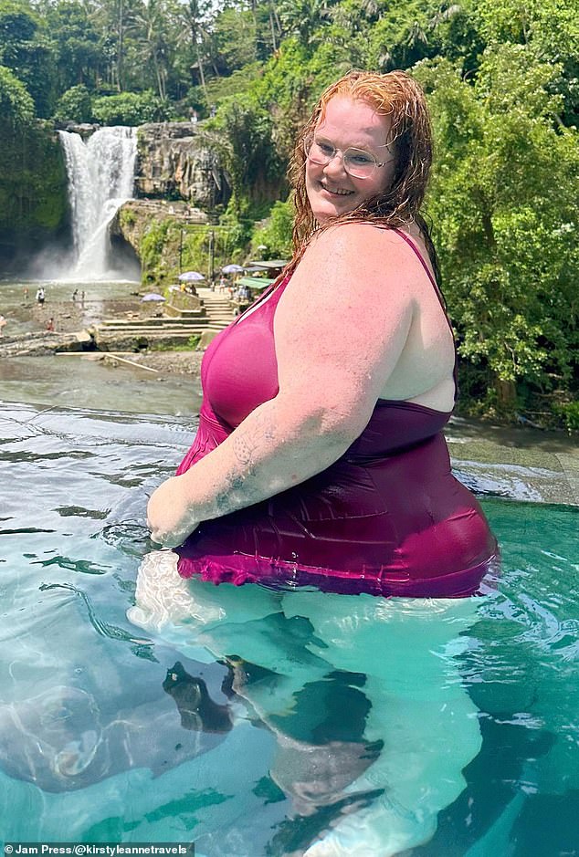 The plus-size influencer often shares snaps from her luxury vacations with her online followers.