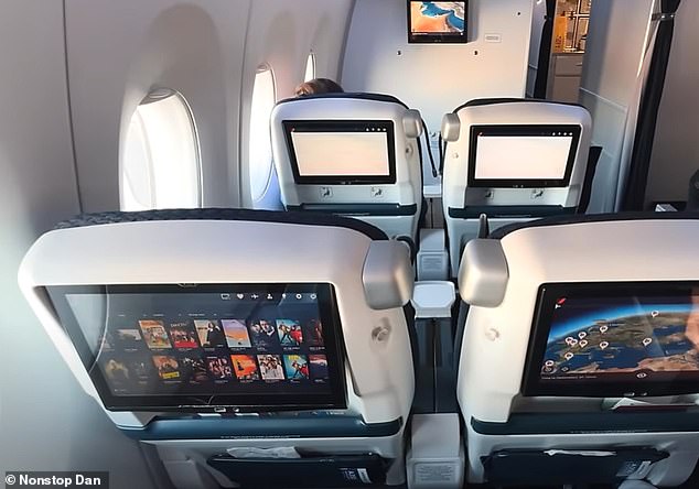 Dan describes the Air France A350 premium economy cabin as 