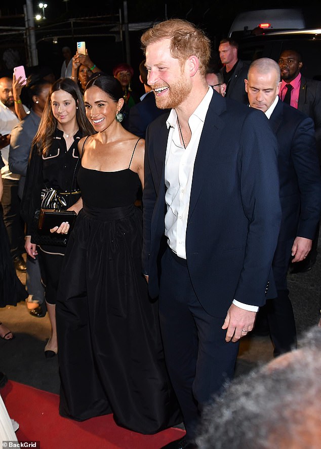 The Sussexes appeared in high spirits when they appeared at the premiere of One Love.