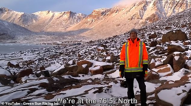 In a YouTube video, Klaus Dohring and Michael Schneider of solar energy company Green Sun Rising reveal how they landed in Grise Fiord to install solar panels.