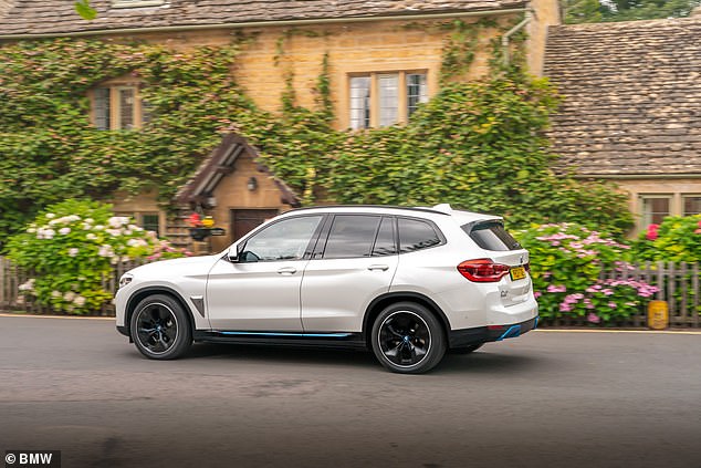 The ASA says carmakers should make clear that any reference to zero emissions only refers to when driving an electric vehicle. In the photo: BMW iX3