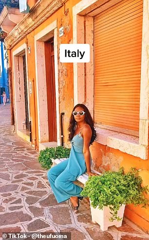 Cities where Courtney said she didn't feel comfortable included Rome and Venice.